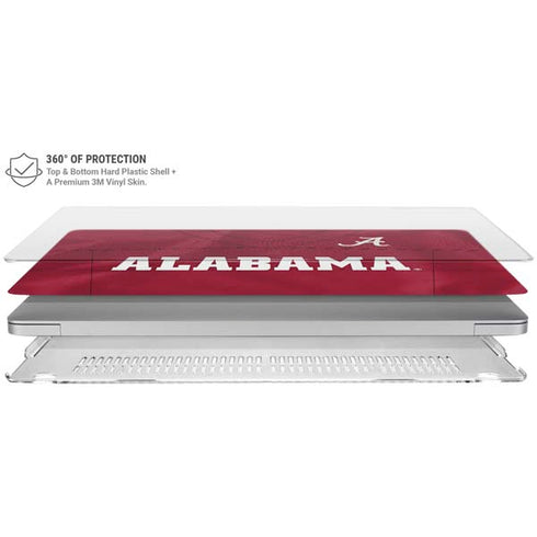 University of Alabama Maroon Jersey MacBook Air 15in (2023-2025) Case plus Skin